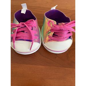 Build a Bear Workshop pink sparkle shoes BABW